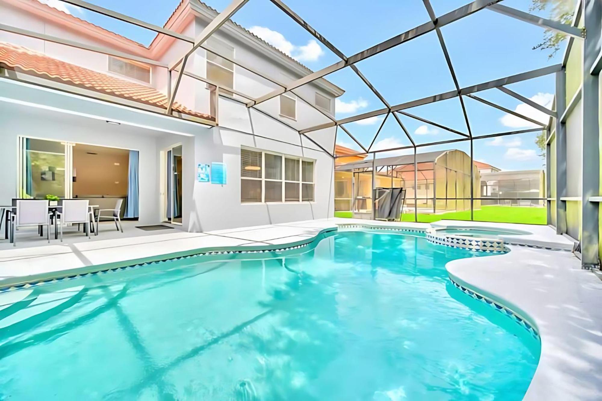 6Br Resort Home Near Disney - With Private Pool Hot Tub And Games Room Kissimmee Buitenkant foto