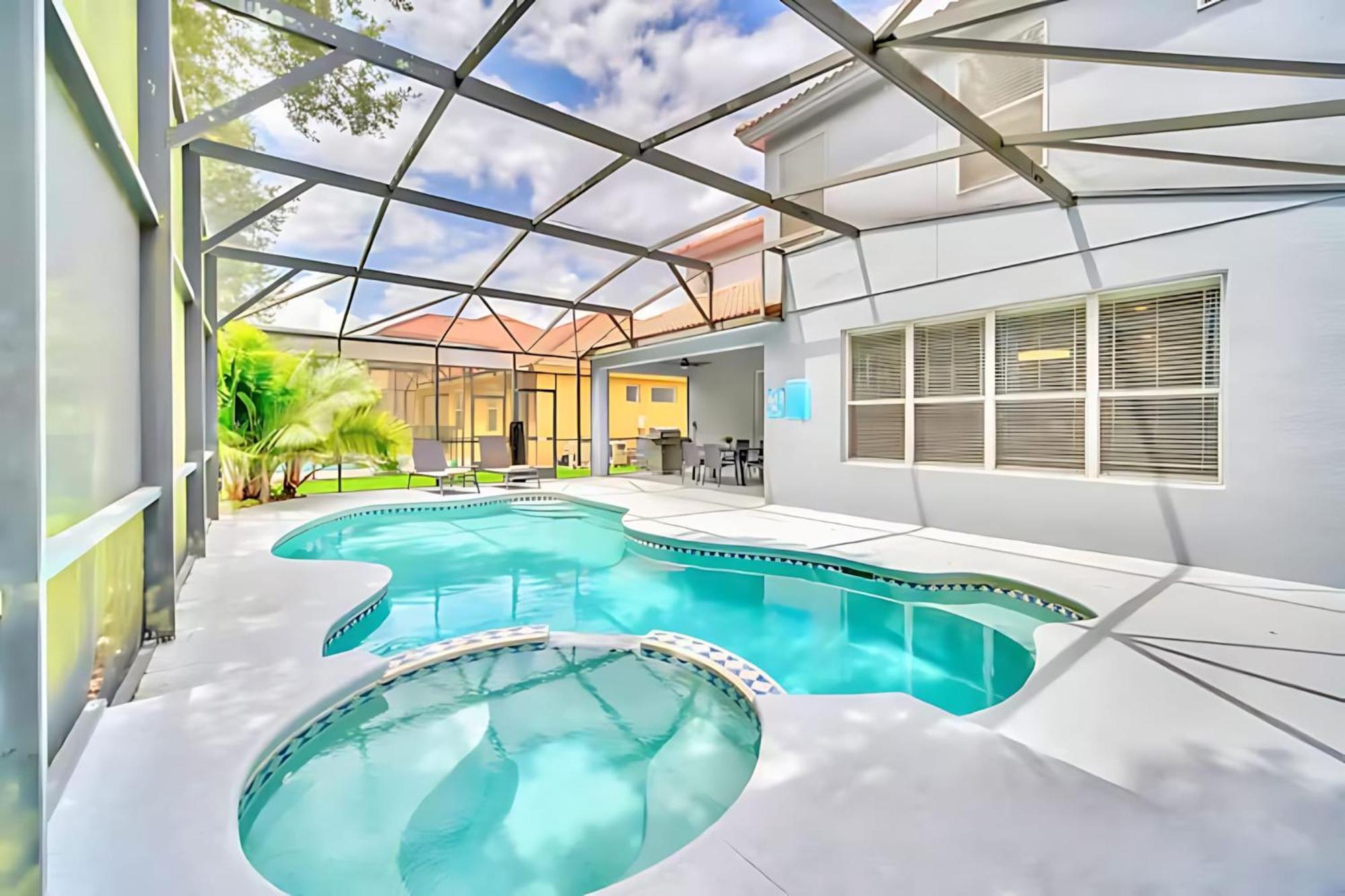 6Br Resort Home Near Disney - With Private Pool Hot Tub And Games Room Kissimmee Buitenkant foto