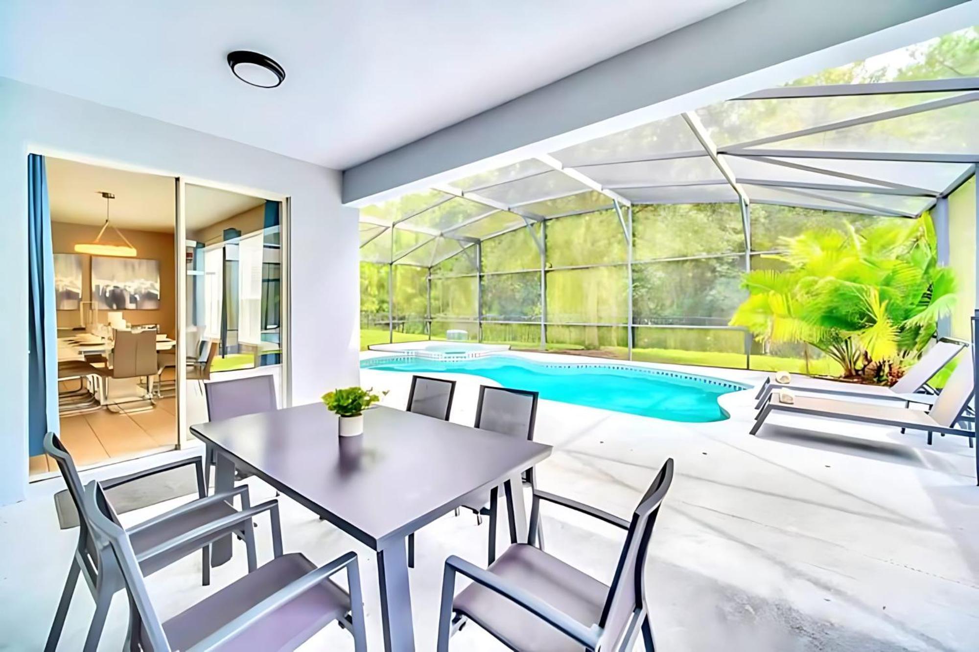 6Br Resort Home Near Disney - With Private Pool Hot Tub And Games Room Kissimmee Buitenkant foto